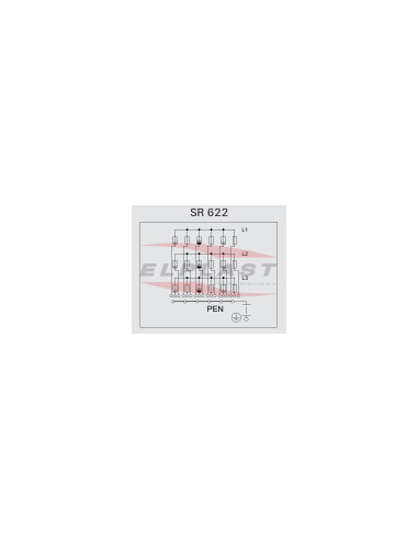 Rozpojovací jistící skříň - SR622/NKW2
