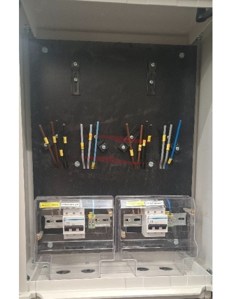 Elektroměrový rozvaděč do 80A - ER122/NKP7P 63A/QM
