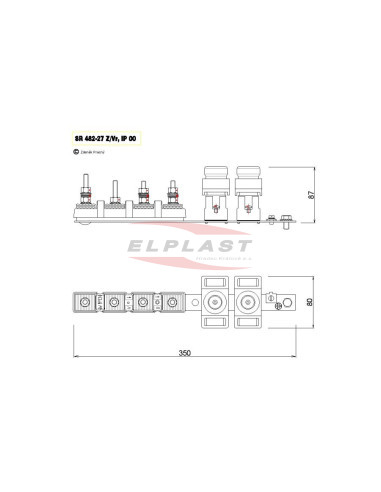 Elektroinstalační materiál - SR 482-25 Z/Un IP20