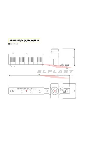 Elektroinstalační materiál - SR 481-25 Z/Un IP20