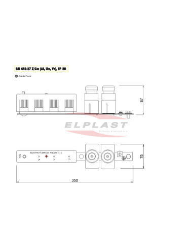 Elektroinstalační materiál - SR 482-25 Z/Un IP20